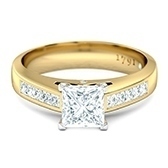 yellow gold engagement rings