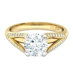 The Maia Yellow Gold Engagement Ring