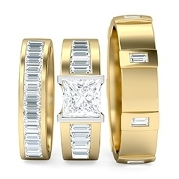 Men's Diamond Wedding Ring Set