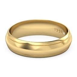 Men's Yellow Gold Wedding Ring