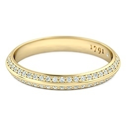 Women's Yellow Gold Diamond Wedding Ring