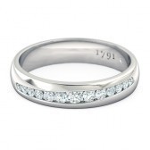 Ignite Channel set Diamond Ring