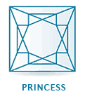 princess diamond shape princess diamond shape