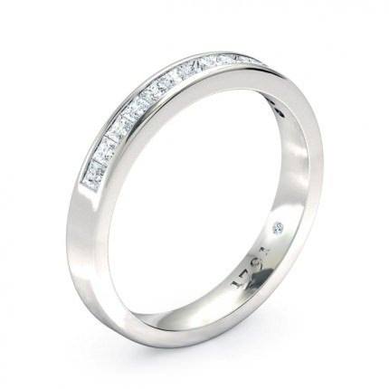 White Gold Princess Celebration Ring - Main View