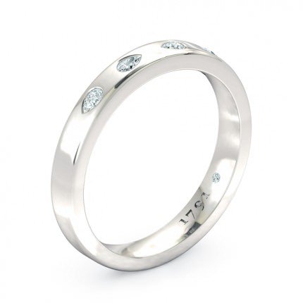 Platinum 950 Pero Celebration Ring - Main View