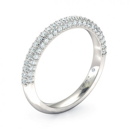 Platinum 950 Passione Celebration Ring - Main View