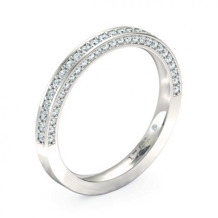 White Gold Sempre Celebration Ring - Main View