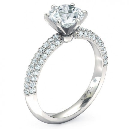 Engagement Ring Platinum 950 Passione - Main View