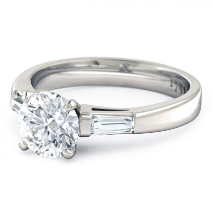 Diamond Ring White Gold Speranza - Side View