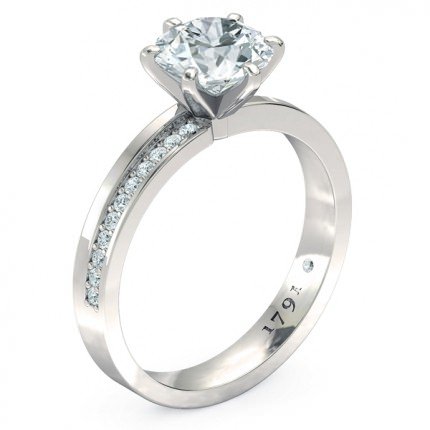 Engagement Ring Platinum 950 Bella - Main View