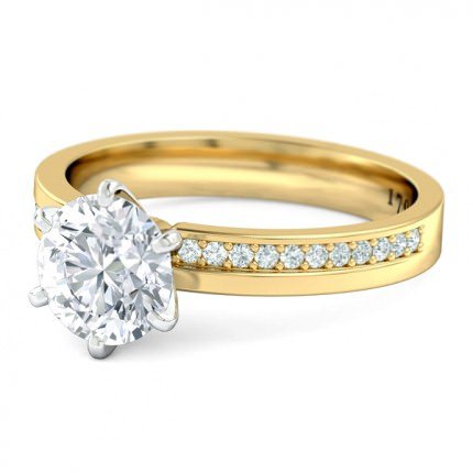 Engagement Ring Bella - Side View