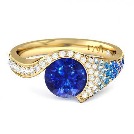 Sapphire Rings Cascade