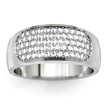 Diamond Rings Platinum 950 The Siren