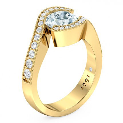 Engagement Ring Perlina - Main View