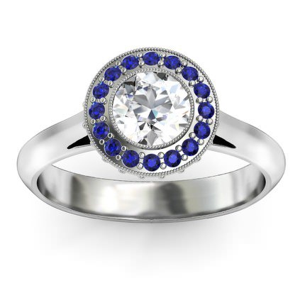 Diamond Rings White Gold Azure