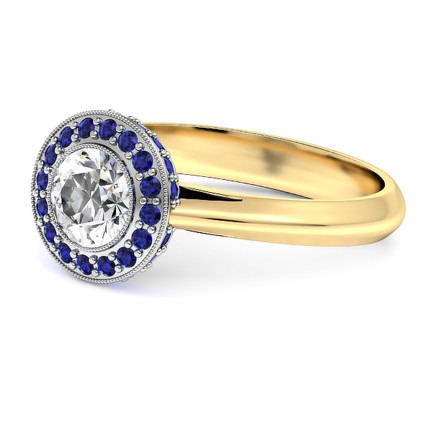 Diamond Ring Azure - Side View