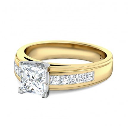 Princess Diamond Ring 1791 Princess - Side View