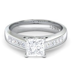 Princess Engagement Rings Platinum 950 Elena