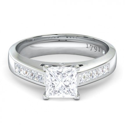 Princess Engagement Rings Platinum 950 Elena