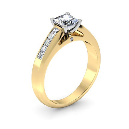 Princess Diamond Ring Elena - Main View