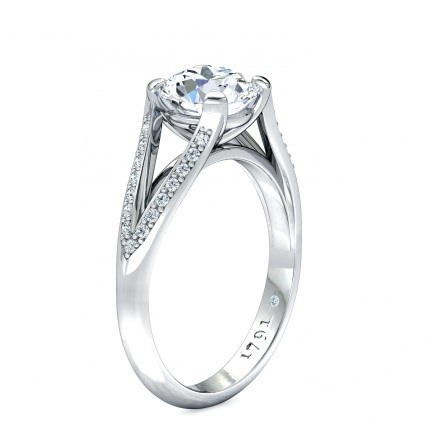 Diamond Ring Platinum 950 Maia - Main View