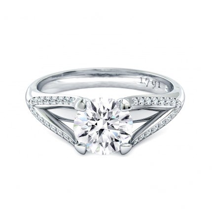Diamond Rings Platinum 950 Maia