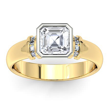 Asscher Diamond Rings Alba