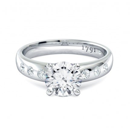 Diamond Rings White Gold Radiosa