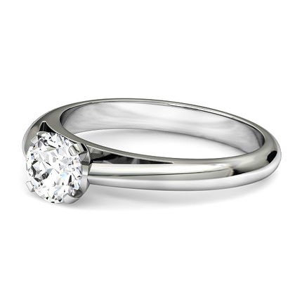 Diamond Ring Platinum 950 Tamara - Side View