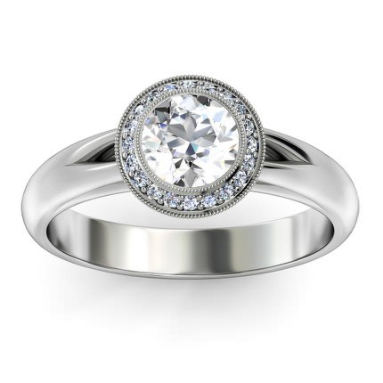 Diamond Rings White Gold Angelica