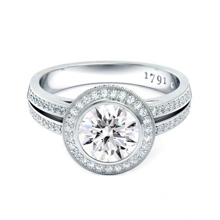 Diamond Rings Platinum 950 Essence