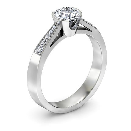Diamond Ring White Gold Adelina - Main View