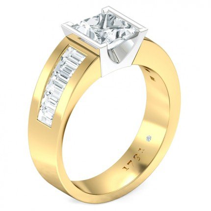 Princess Diamond Ring Quadrata - Main View
