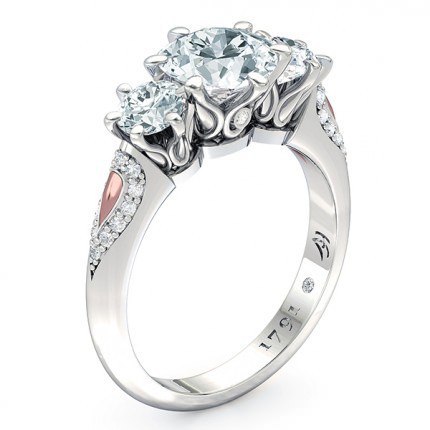 Diamond Ring White Gold Grace - Main View