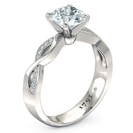 Engagement Ring White Gold Felicita - Main View