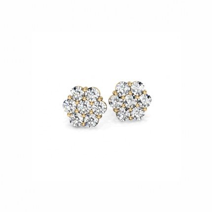 Diamond Earrings 1791 Brilliant Cluster Earrings