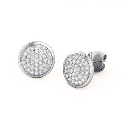 Diamond Earrings Platinum 950 Passione