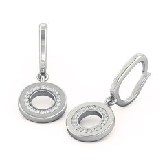Diamond Earrings Platinum 950 Bella