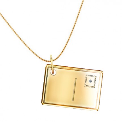 Necklace Diamond Surround - Side View