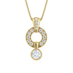 Diamond Necklaces Cluster Drop