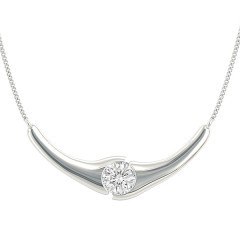 Diamond Necklaces White Gold Embrace