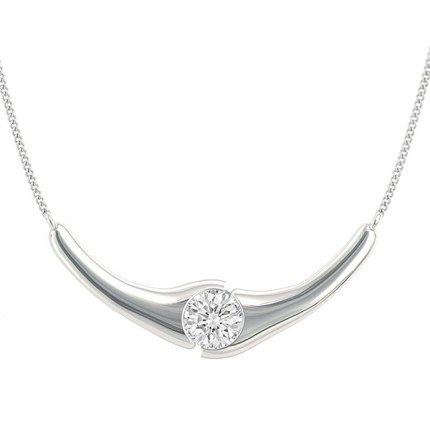 Diamond Necklaces White Gold Embrace