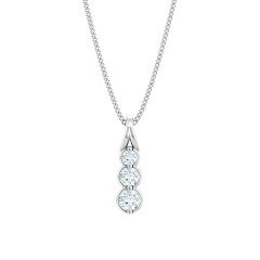 Diamond Necklaces Platinum 950 Fiducia