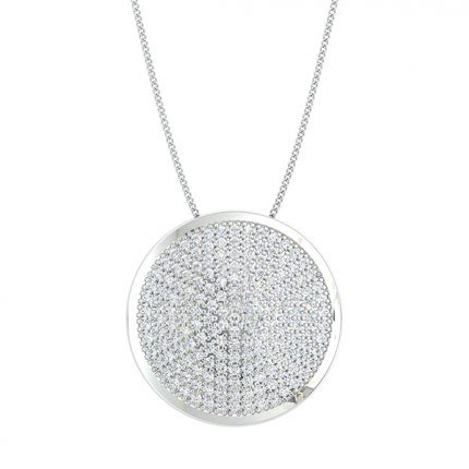 Diamond Necklaces White Gold Passione