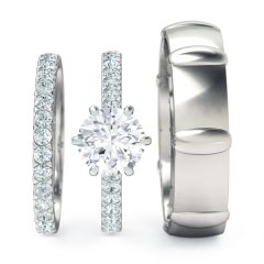  Platinum 950 Scintillare Matching Set