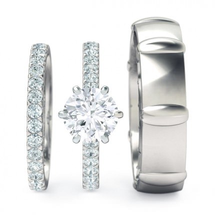  Platinum 950 Scintillare Matching Set