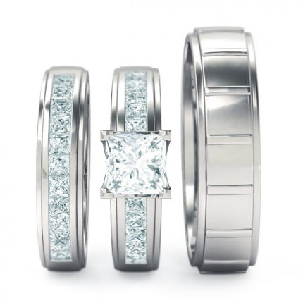 Princess s Platinum 950 1791 Princess Matching Set