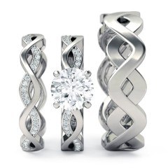  Platinum 950 Felicita Matching Set