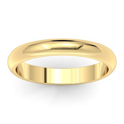 Wedding Bands D Shape Band