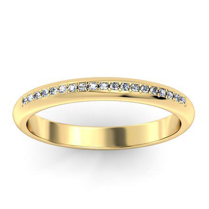 Wedding Bands Bead-set Diamond Ring